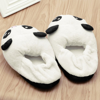 Cute Funny Panda Eyes Soft Slippers