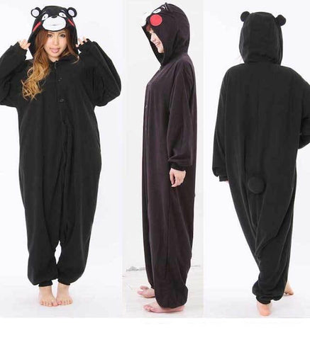 Adult Black Bear Costume Onesies