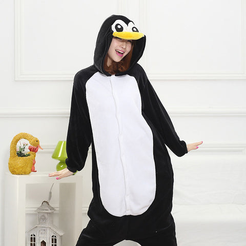 Black Penguin Cosplay Pajama Onesie