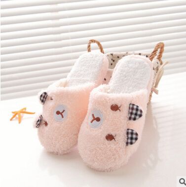 Pig Cute Cotton Fabric Home Slippers