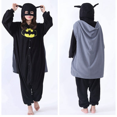 Batman Onesie Adult Unisex Pajamas with Wrap